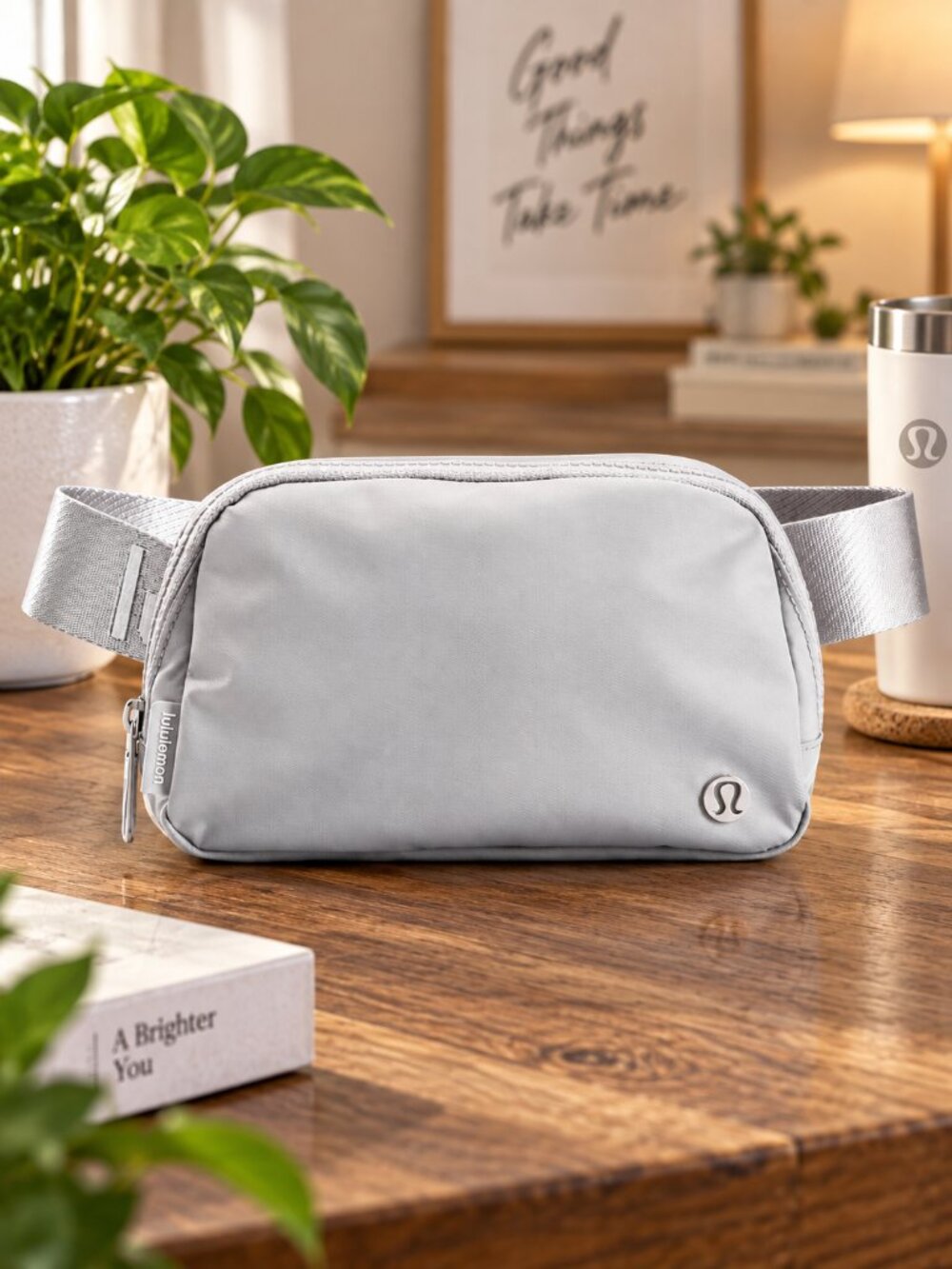 Original Lululemon Everywhere Belt Crossbody Bag 1L Silver Drop Women Men NWT
